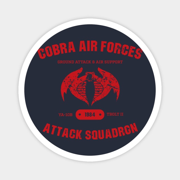 Cobra Air Forces Vintage logo Magnet by CdKh13